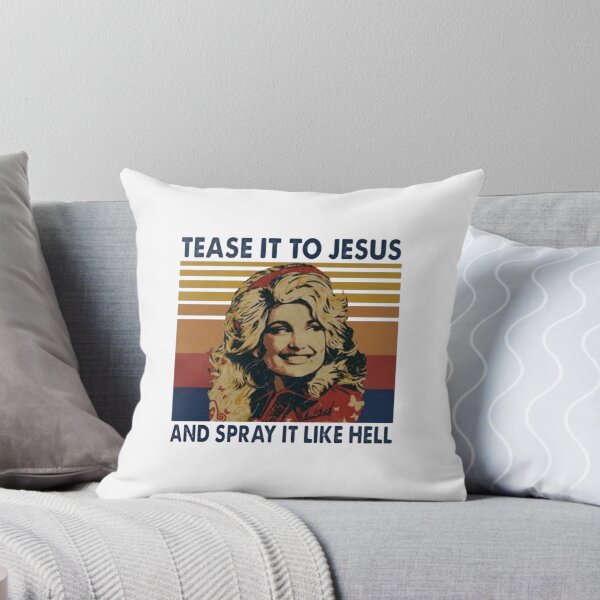 Item preview, Tease It To Jesus And Spray It Like Hell Dolly Parton Country Hair Fan designed and sold by DojaminMartinez.