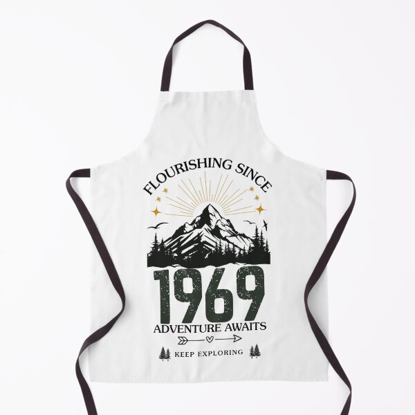 Item preview, 1969 Flourishing Since Mountain Adventure Birthday Design designed and sold by FlareCraftStudio.