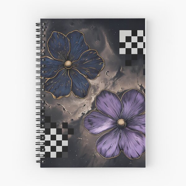 Item preview, Dark Celestial Botanical Blooms - Cosmic Gold Floral Pattern designed and sold by UniqueDesign751.
