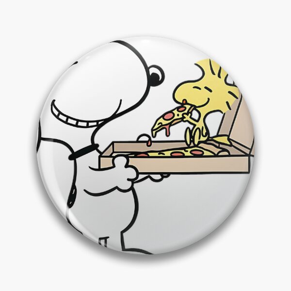 Item preview, Snoopy Serving Pizza To Woodstock designed and sold by FitsyFit.