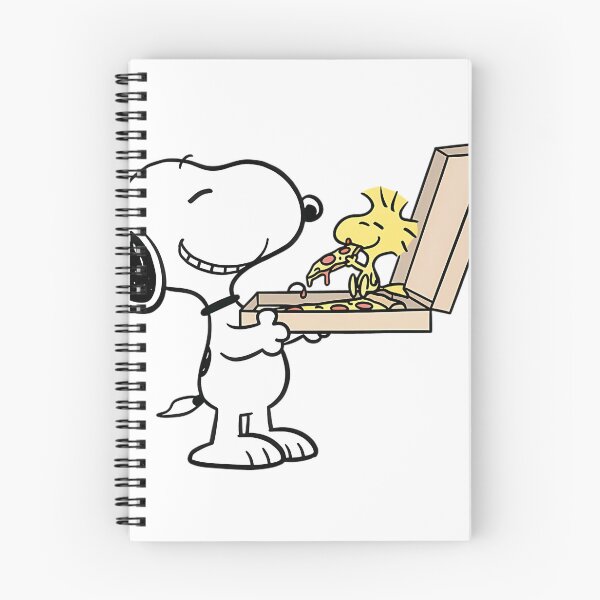 Item preview, Snoopy Serving Pizza To Woodstock designed and sold by FitsyFit.