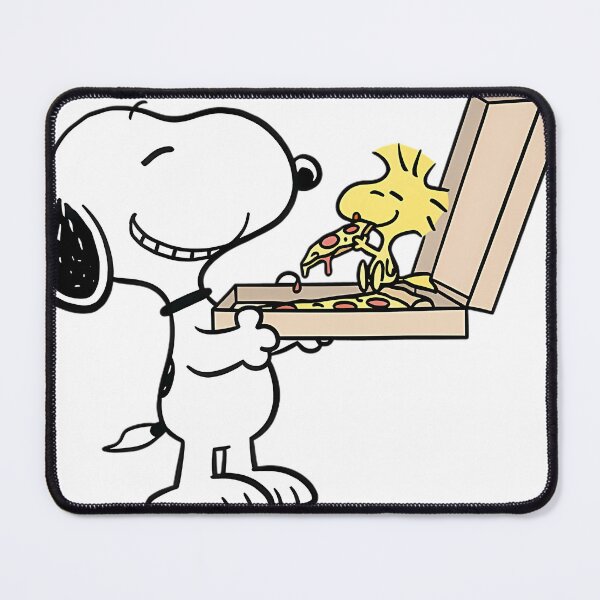 Item preview, Snoopy Serving Pizza To Woodstock designed and sold by FitsyFit.