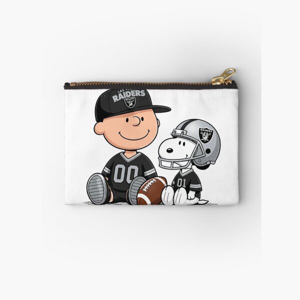 Item preview, Snoopy And Charlie Brown Las Vegas Raiders Football Fan designed and sold by DamianRoy88.