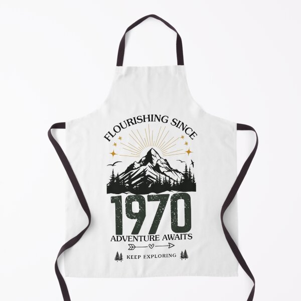 Item preview, 1970 Flourishing Since Mountain Adventure Birthday Design designed and sold by FlareCraftStudio.