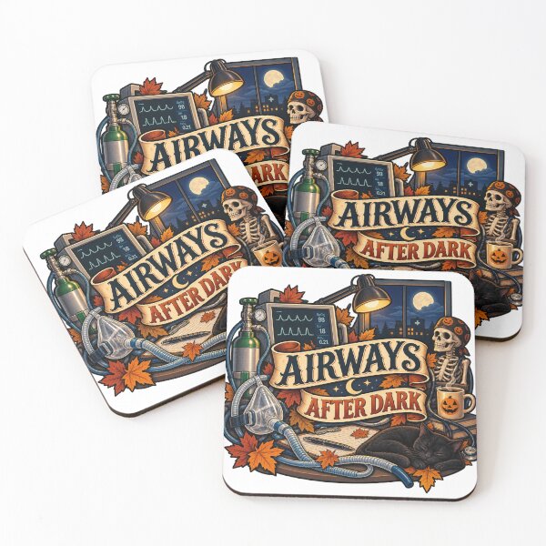 Item preview, Airways After Dark Respiratory Therapist designed and sold by supertae.