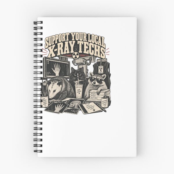 Item preview, Support Your Local X-Ray Techs Funny Animals Radiology Design designed and sold by PaulaRyan1.
