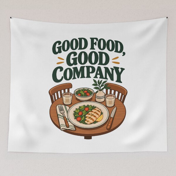 Item preview, Good Food, Good Company designed and sold by Ahsacom.