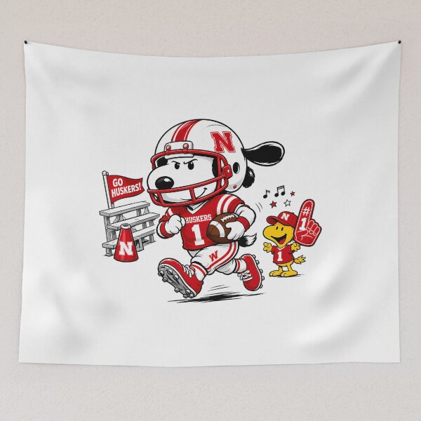 Item preview, Snoopy And Woodstock Football Team designed and sold by Hi5art.