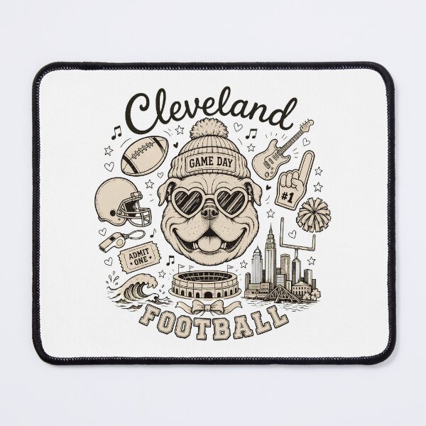 Item preview, Cleveland Game Day Dog Fan Apparel designed and sold by rtinJuniper.