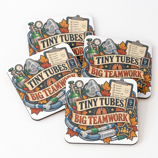 Item preview, Tiny Breaths, Big Teamwork Respiratory Therapist designed and sold by supertae.
