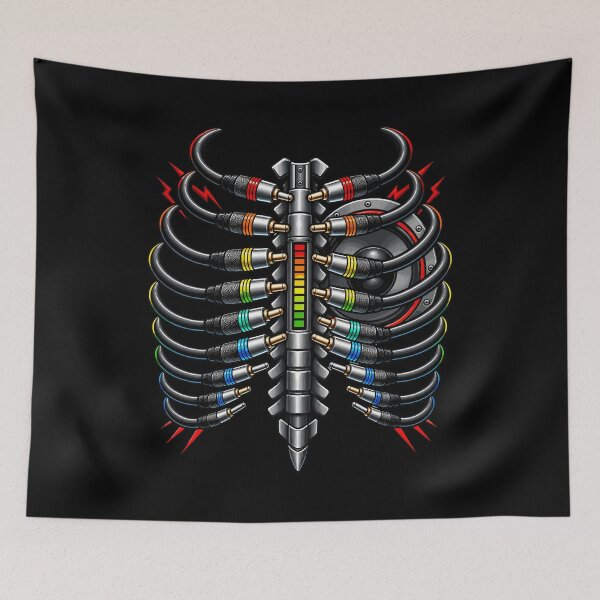 Item preview, Sound Engineer Rib Cage Wired for Sound designed and sold by stmpdwrld.