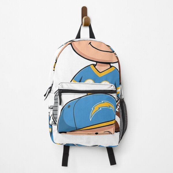 Item preview, Snoopy And Charlie Brown Los Angeles Chargers Football Fan designed and sold by DamianRoy88.