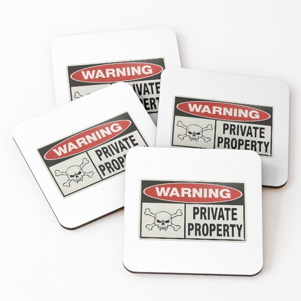 Item preview, Warning Private Property designed and sold by Rayan-hopper.