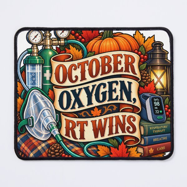 Item preview, October Oxygen, Rt Wins Respiratory Therapist designed and sold by supertae.