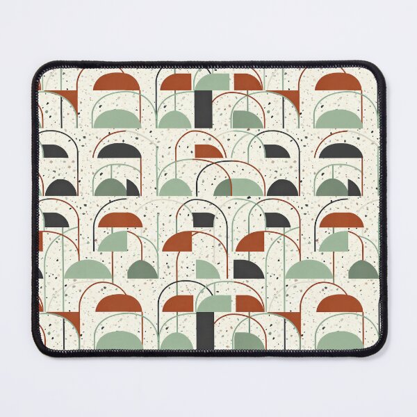 Item preview, Boho Terrazzo Geometric Arch Pattern designed and sold by Ideeplyfeltit.