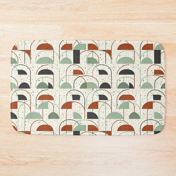 Item preview, Boho Terrazzo Geometric Arch Pattern designed and sold by Ideeplyfeltit.