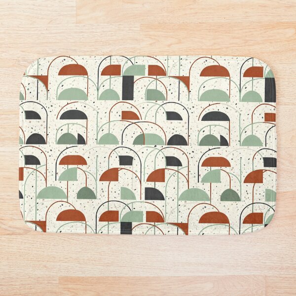 Item preview, Boho Terrazzo Geometric Arch Pattern designed and sold by Ideeplyfeltit.