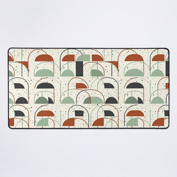 Item preview, Boho Terrazzo Geometric Arch Pattern designed and sold by Ideeplyfeltit.