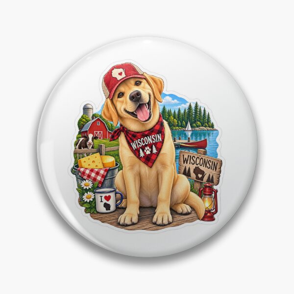Item preview, Wisconsin Northwoods Dog designed and sold by Whimspired By Paxx.