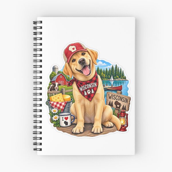 Item preview, Wisconsin Northwoods Dog designed and sold by Whimspired By Paxx.