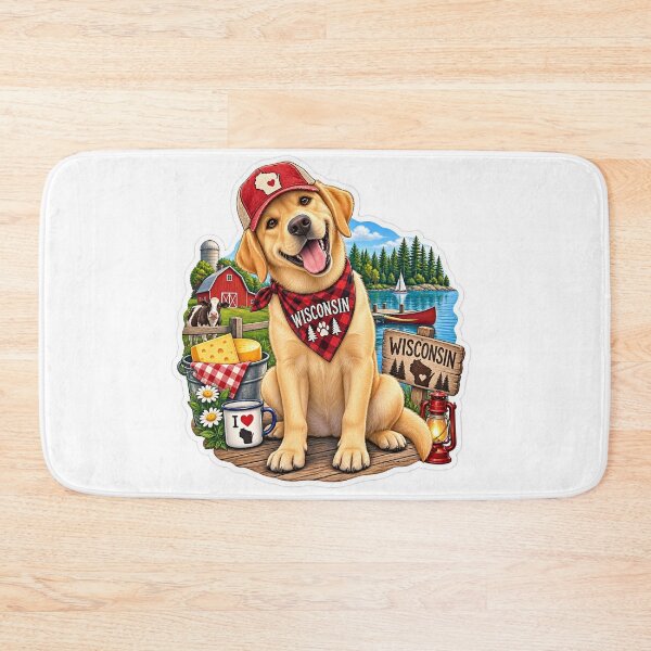 Item preview, Wisconsin Northwoods Dog designed and sold by Whimspired By Paxx.