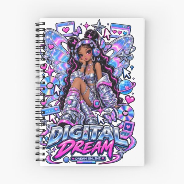 Item preview, Digital Dream Y2K Cybercore Girl Retro Internet Aesthetic designed and sold by EssentialsWear.