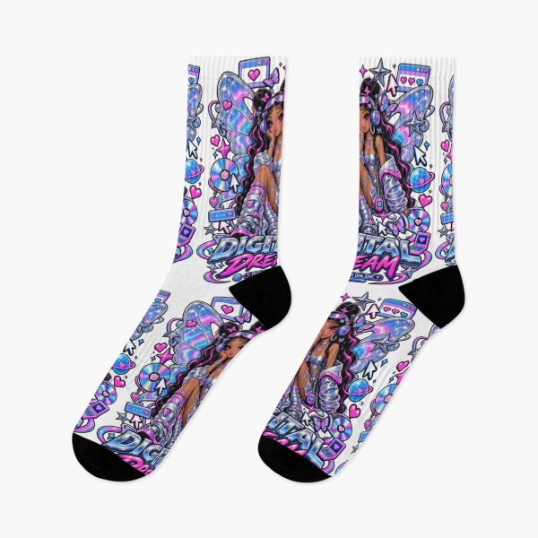 Aperçu de l'œuvre Rêve numérique Y2K Cybercore Girl Esthétique rétro Internet créée et vendue par EssentialsWear.