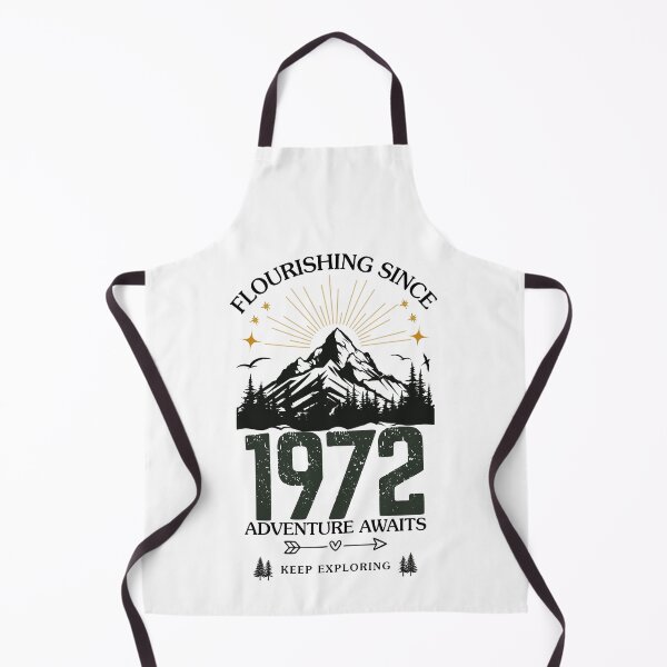 Item preview, 1972 Flourishing Since Mountain Adventure Birthday Design designed and sold by FlareCraftStudio.