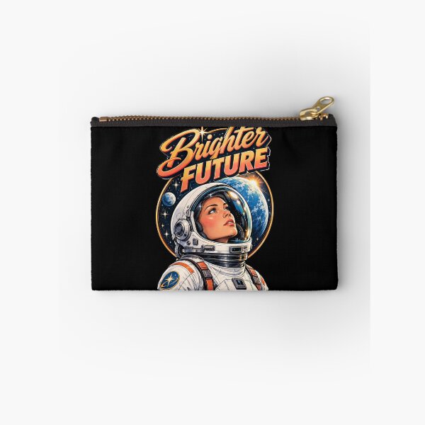 Item preview, Brighter Future - Retro Astronaut Woman designed and sold by Quantum Fashion.