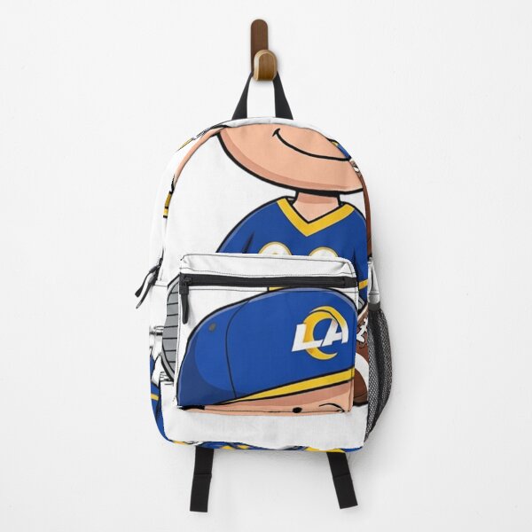 Item preview, Snoopy And Charlie Brown Los Angeles Rams Football Fan designed and sold by DamianRoy88.