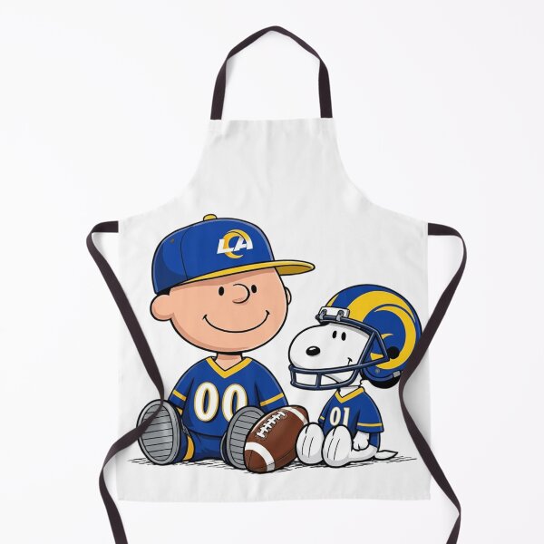 Item preview,  Snoopy And Charlie Brown Los Angeles Rams Football Fan designed and sold by DamianRoy88.