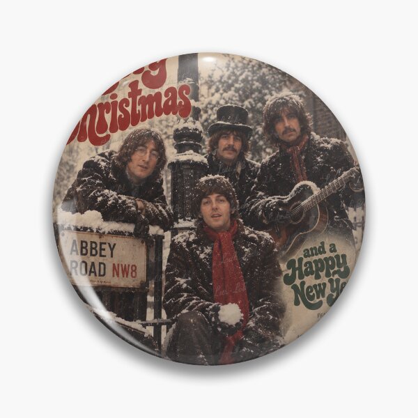 Item preview, My Beatles Vintage Merry Christmas Wishes - Textured Photograph 1969 designed and sold by LuluLeb.