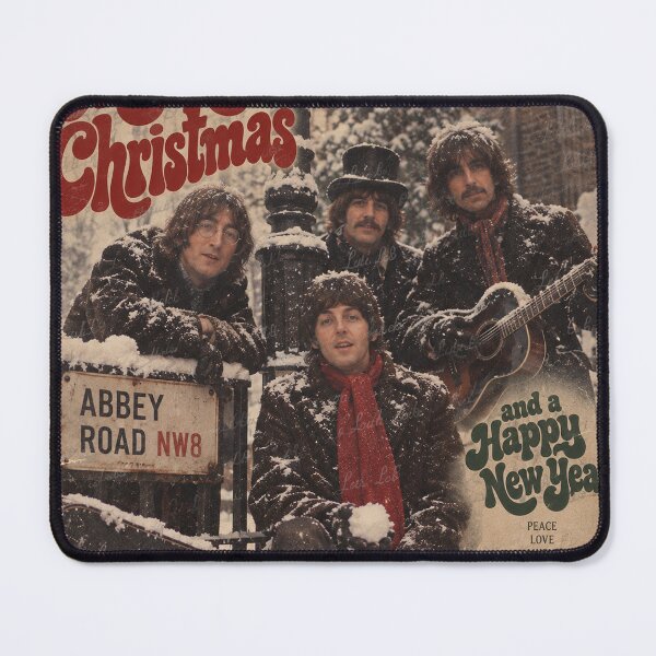 Item preview, My Beatles Vintage Merry Christmas Wishes - Textured Photograph 1969 designed and sold by LuluLeb.