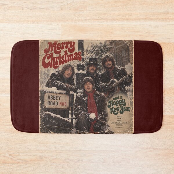 Item preview, My Beatles Vintage Merry Christmas Wishes - Textured Photograph 1969 designed and sold by LuluLeb.
