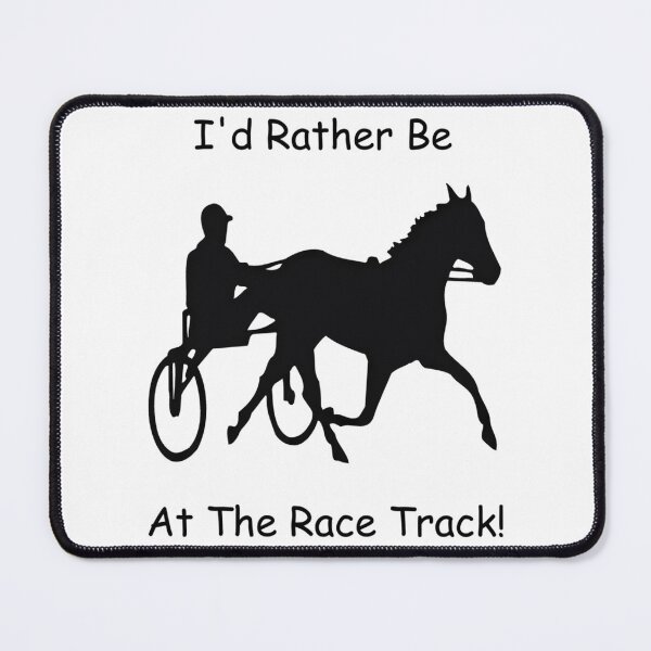 Item preview, I'D Rather Be At The Race Track Horse designed and sold by rykerres.
