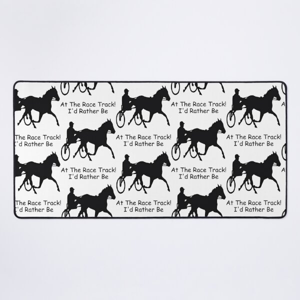 Item preview, I'D Rather Be At The Race Track Horse designed and sold by rykerres.