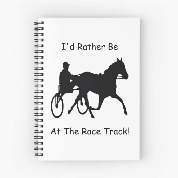 Item preview, I'D Rather Be At The Race Track Horse designed and sold by rykerres.