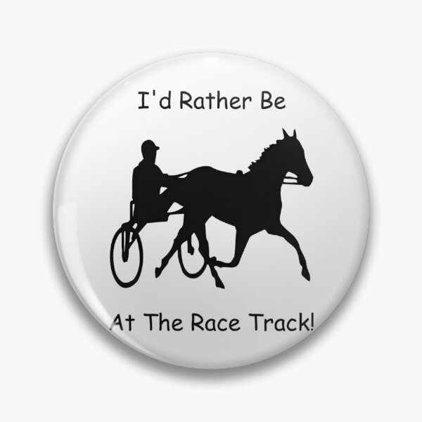 Item preview, I'D Rather Be At The Race Track Horse designed and sold by rykerres.