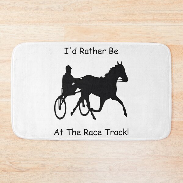 Item preview, I'D Rather Be At The Race Track Horse designed and sold by rykerres.