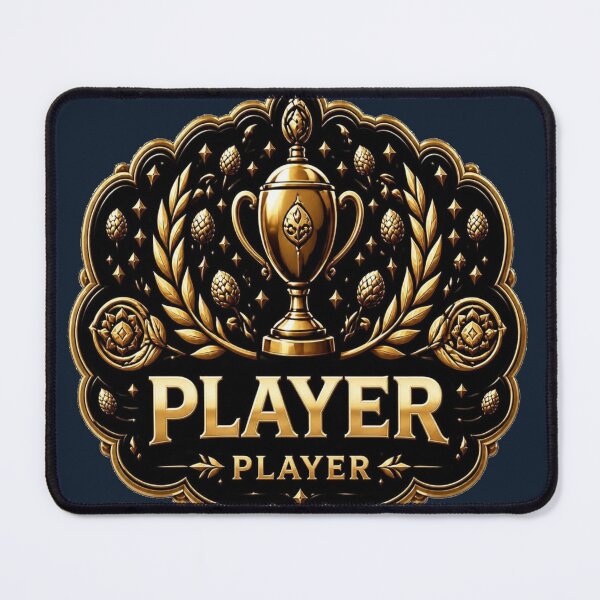 Item preview, Player One Championship Golden Gaming Trophy designed and sold by FABIOLA1970.