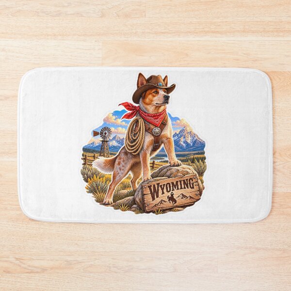 Item preview, Wyoming Wild West Dog designed and sold by Whimspired By Paxx.