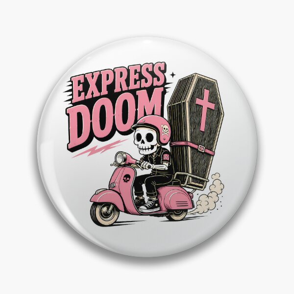Item preview, Express Doom Skeleton Scooter Deliver designed and sold by 4Titik.