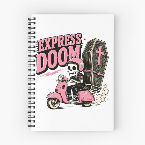 Item preview, Express Doom Skeleton Scooter Deliver designed and sold by 4Titik.