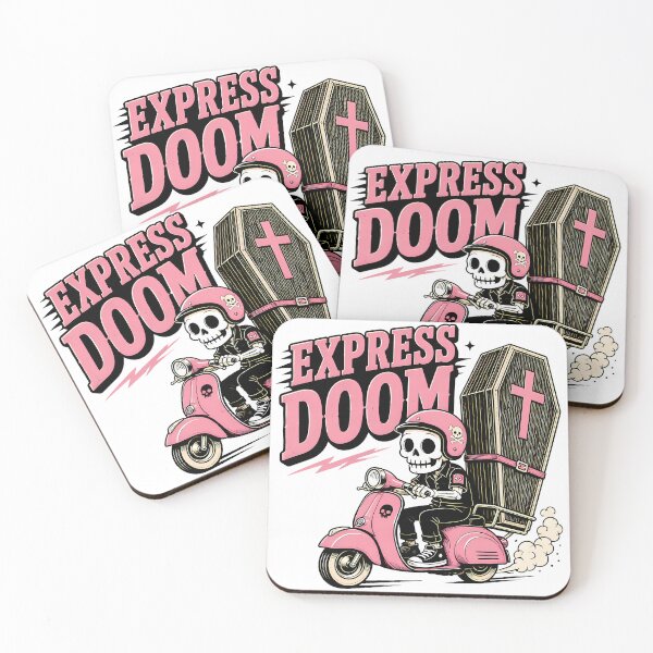 Item preview, Express Doom Skeleton Scooter Deliver designed and sold by 4Titik.