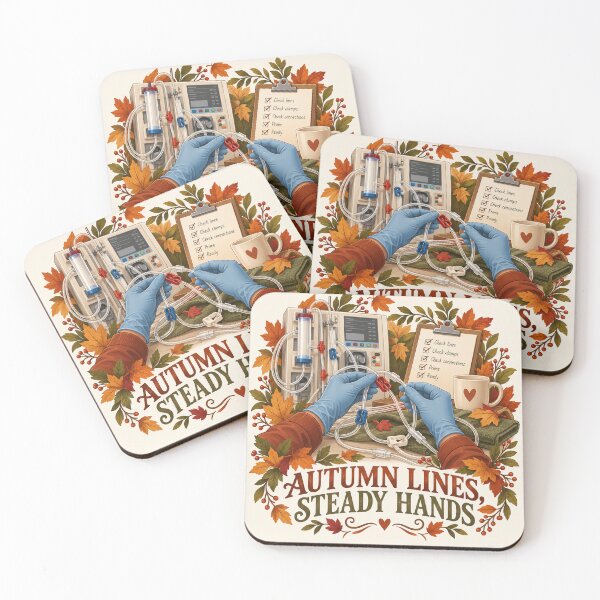 Item preview, Autumn Lines, Steady Hands Dialysis Technician designed and sold by supertae.