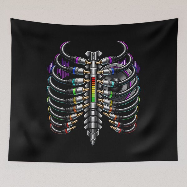 Item preview, Sound Engineer Rib Cage Wired for Sound designed and sold by stmpdwrld.