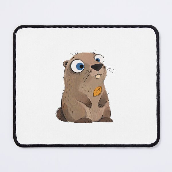 Item preview, Leaf Brooch Marmot designed and sold by The-Art-of-D.