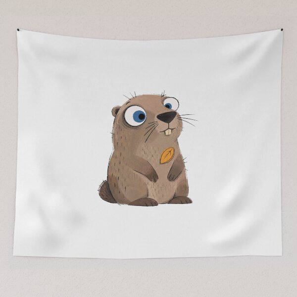 Item preview, Leaf Brooch Marmot designed and sold by The-Art-of-D.