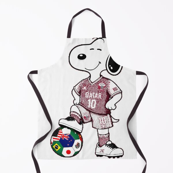 Item preview, Qatar Team Funny Snoopy Soccer Player designed and sold by FitsyFit.
