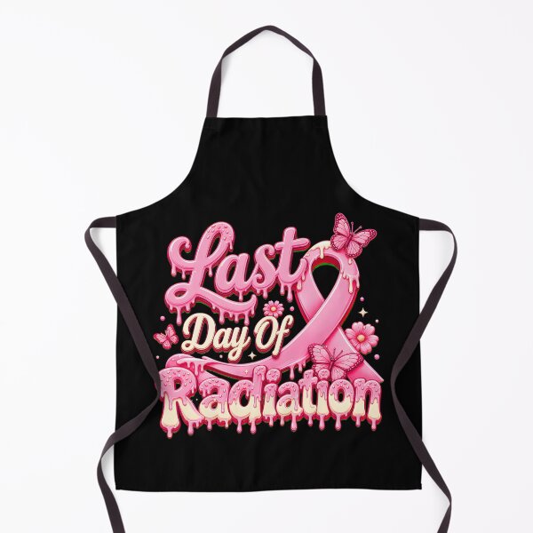 Item preview, Last Day of Radiation Breast Cancer Butterfly Drip Ice Cream designed and sold by DeJuasLincoln.
